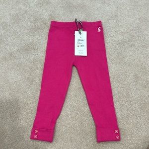 NWT Joules USA Merevale Bright Pink Leggings